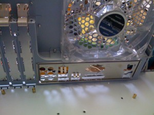 case I/O panel
