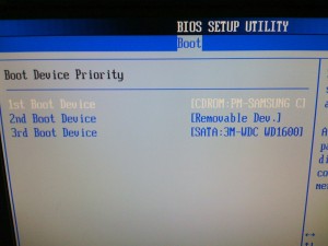 BIOS boot priority settings BIOS boot priority settings