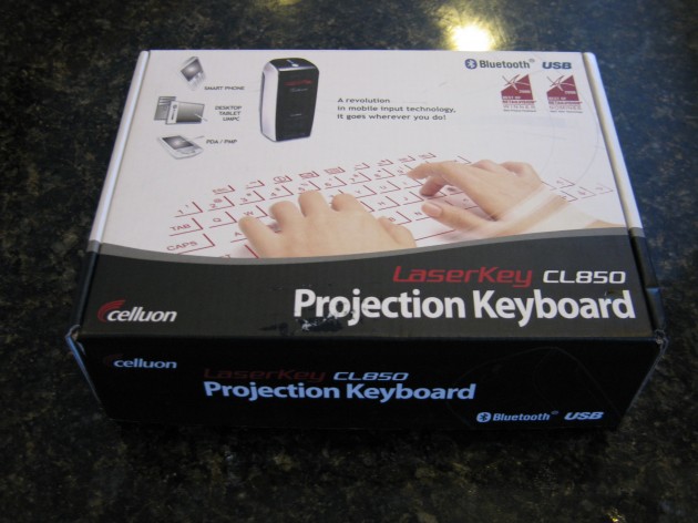 Celluon LaserKey CL850 box