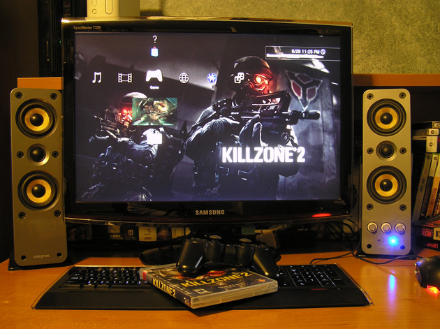 ps3 gaming setup